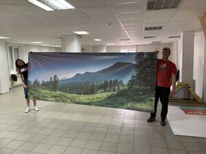 Печать баннера