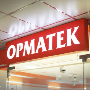 рекламный лайтбокс с подсветкой