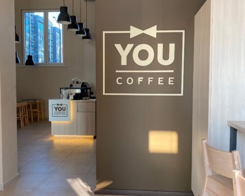 Интерьерные вывески и световые короба — You Coffee